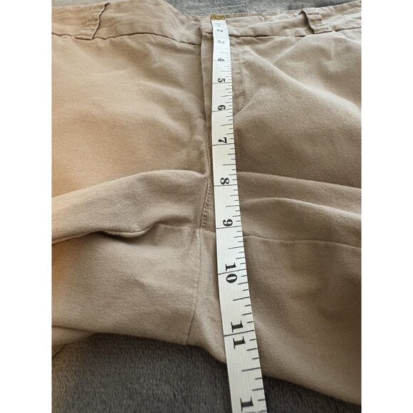 J.Crew Women's 9" Frankie Bermuda Chino Shorts 8 Tan Stretch Preppy Old Money - Picture 10 of 11